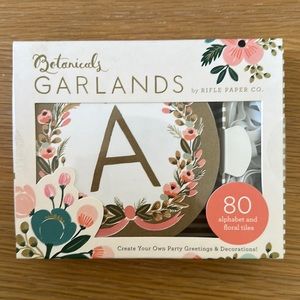 Rifle Paper Co. | Botanicals Garland Letters | Customizable
